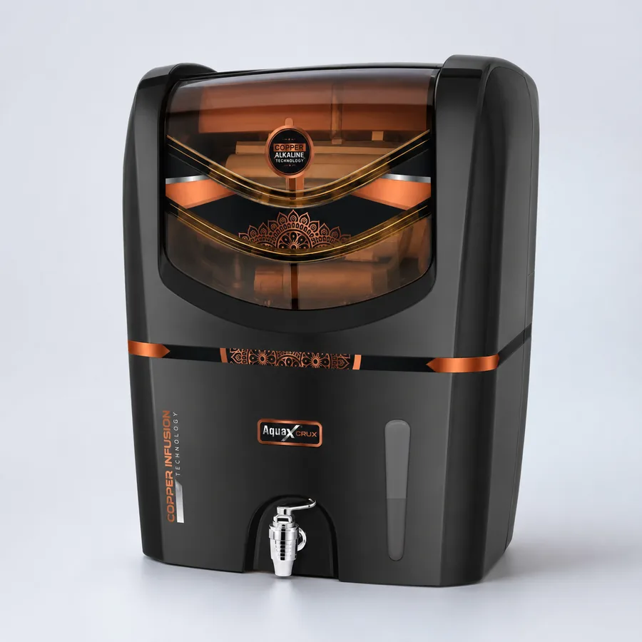 AquaX Crux black copper infusion RO water purifier