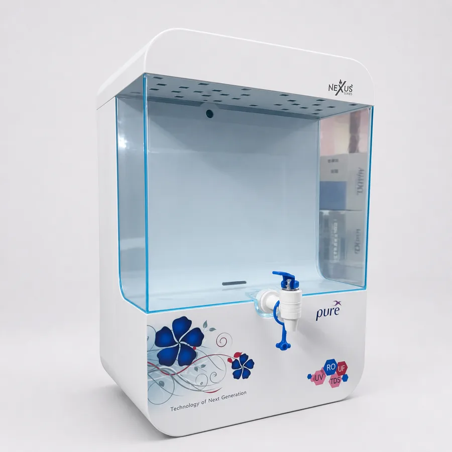 Nexus Pure transparent floral RO water purifier