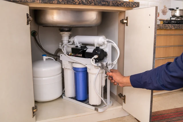 Under-sink RO purifier repair service Crossing Republik